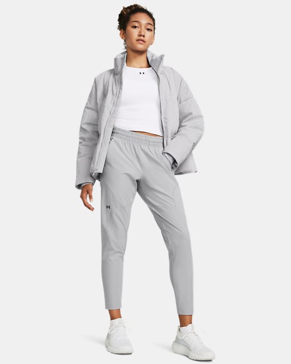 Women's ColdGear® Infrared Down Puffer Shine Jacket, Gray, pdpMainDesktop image number 2